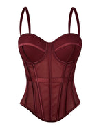 Mocha Sheer Corset
